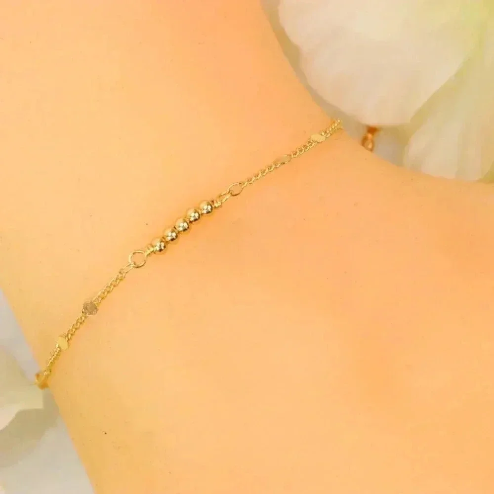 Minimalist Anklet, Sleek & Modern Design, Women’s Fashion, YC110311-A